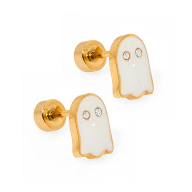 Linny Co - Ghost Screwback Stud Earrings