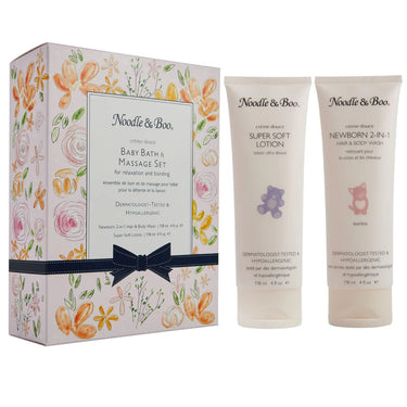Noodle & Boo - Baby Bath and Massage Set Flower Bouquet