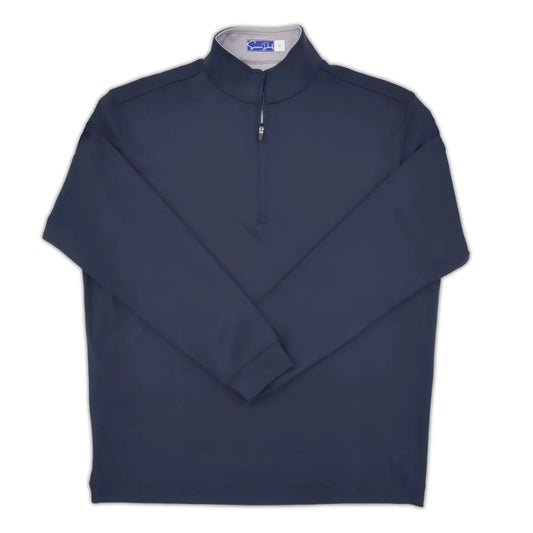 Summer Duck - Men's Performance  Quarter Zip - Navy