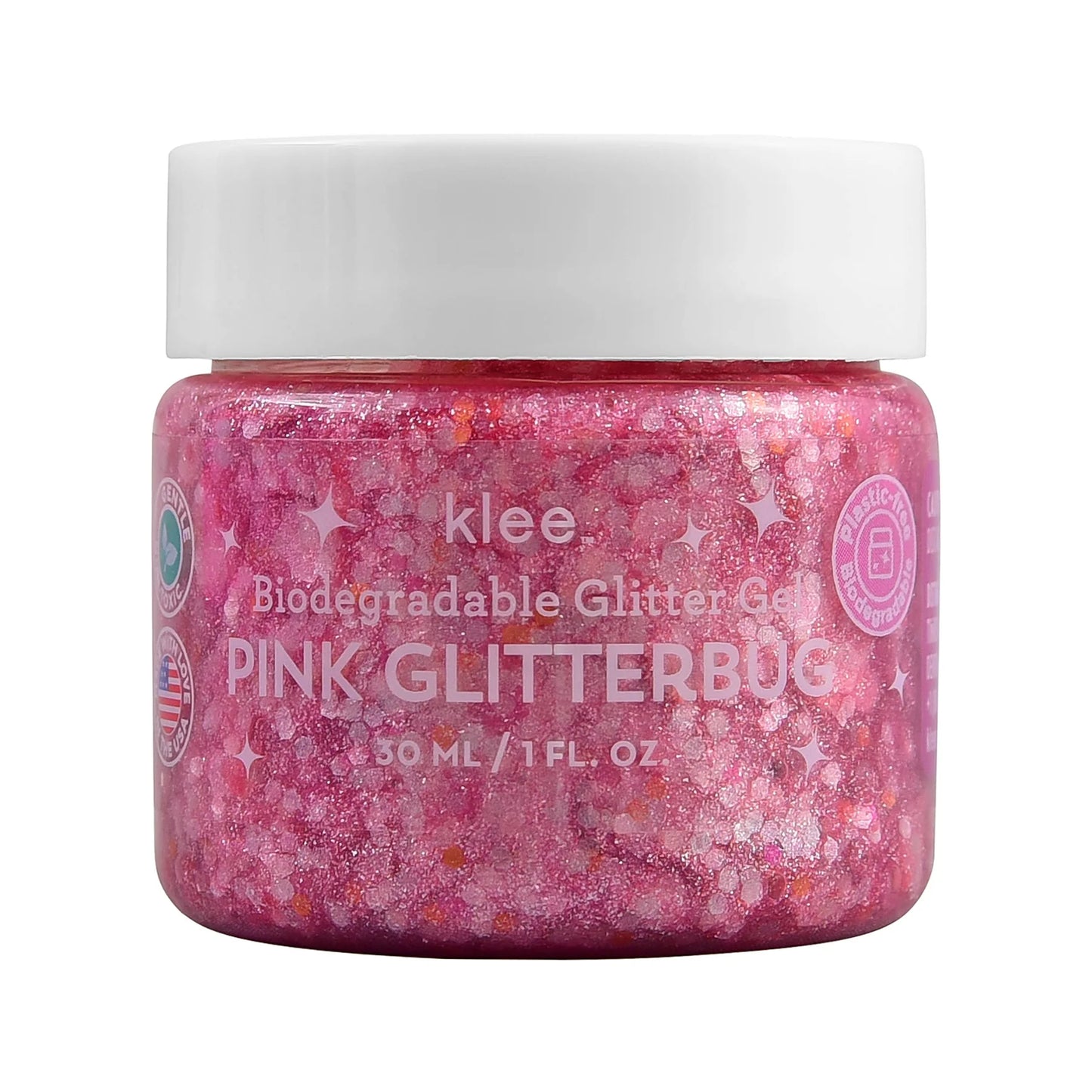 Klee Naturals - Pink Glitterbug - Bioglitter Gel