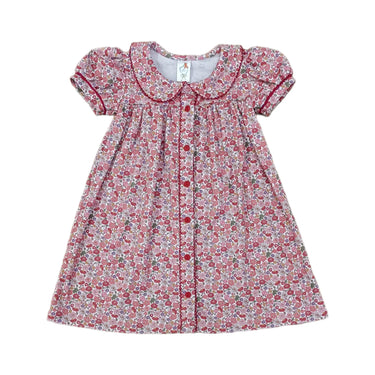 Love George - Red Floral Knit Dress