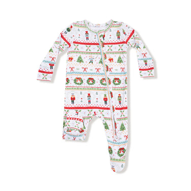 Angel Dear - 2 Way Zipper Romper - Nutcracker Fair Isle