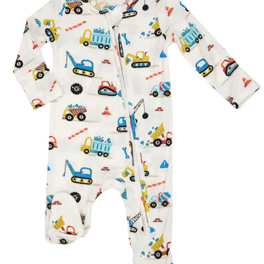 Angel Dear - 2 way Zipper Footie - Crayon Construction