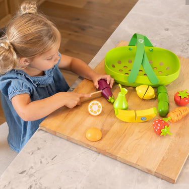 Fat Brain Toys - Pretendables Fruit & Veggie Basket