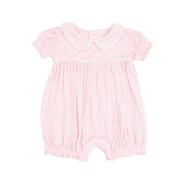 Angel Dear - Mini Gingham Classic Puff Sleeve Baby Doll Bubble