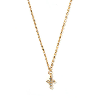 Linny Co - Carly Cross Gold Necklace