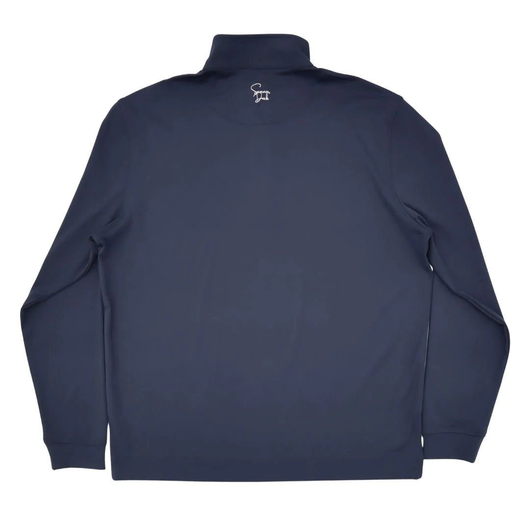 Summer Duck - Men's Performance  Quarter Zip - Navy