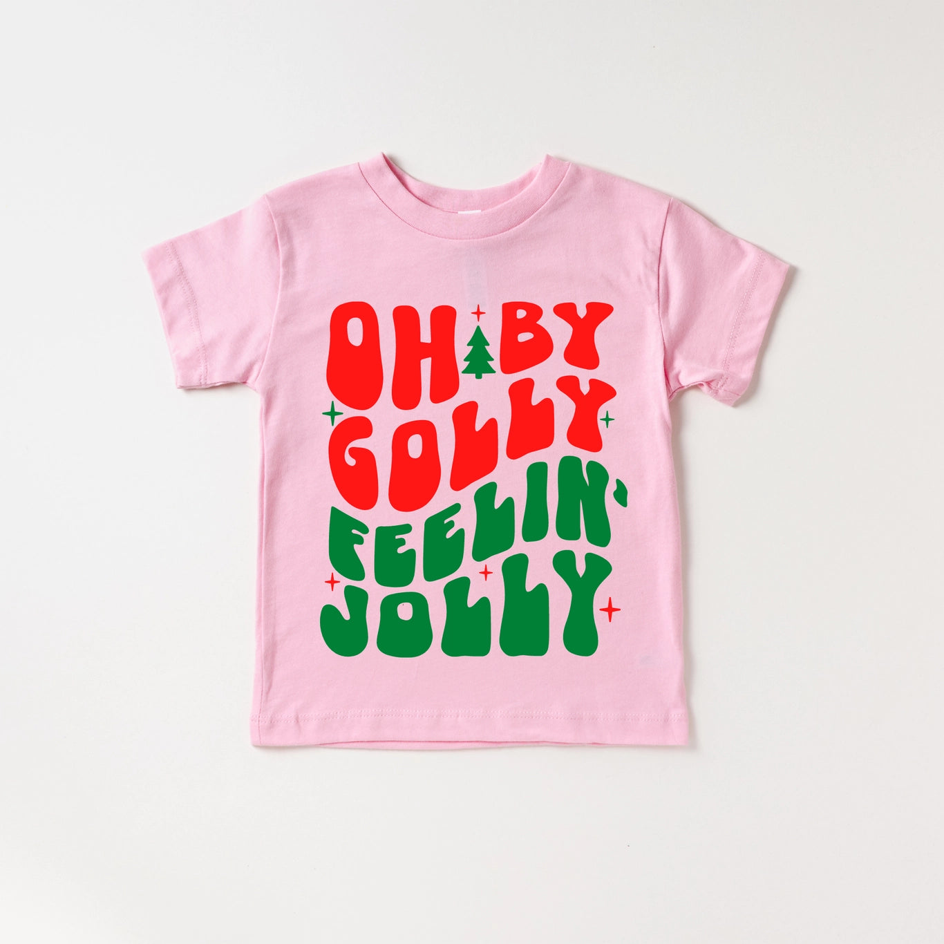 Benny and Ray T-Shirt - Oh By Golly Feeling Jolly - Pink