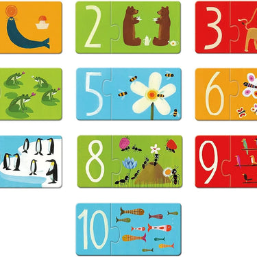 DJECO - Puzzle Duo Numbers