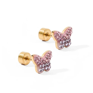 Linny Co - Bindi Butterfly Screwback Stud Earrings