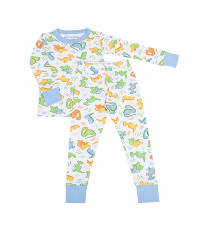 Magnolia Baby - Dino Dreams Long Pajamas