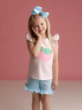 Orange Poppy - You're Berry Special Short Set