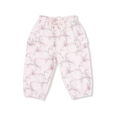 Angel Dear - Girls Fashion Cargo Pants - French Terry Antoinette Floral