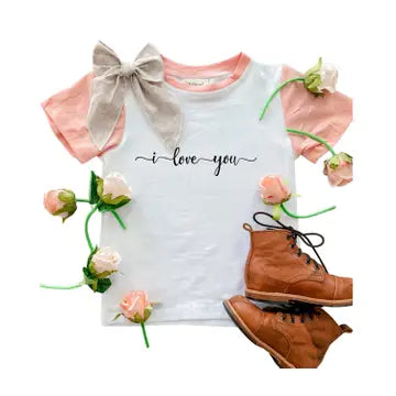 Holland Ave Clothing - Valentines  T-Shirt -  I Love You