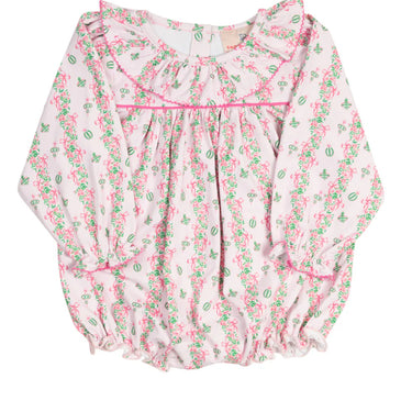 Smockingbird - Ornament Ruffle Collar Knit Bubble