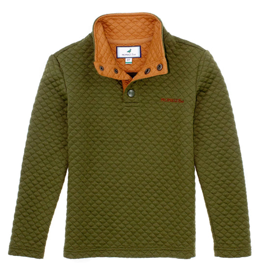 Properly Tied - Boys Club Pullover Olive