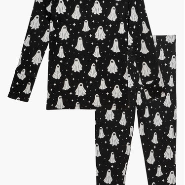 Posh Peanut - Ghostly Long Sleeve Basic Pajama