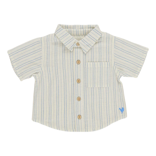 Pink Chicken - Baby Boys Jack Shirt - Riviera Stripe