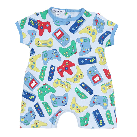 Magnolia Baby - Gamer Printed Short Playsuit