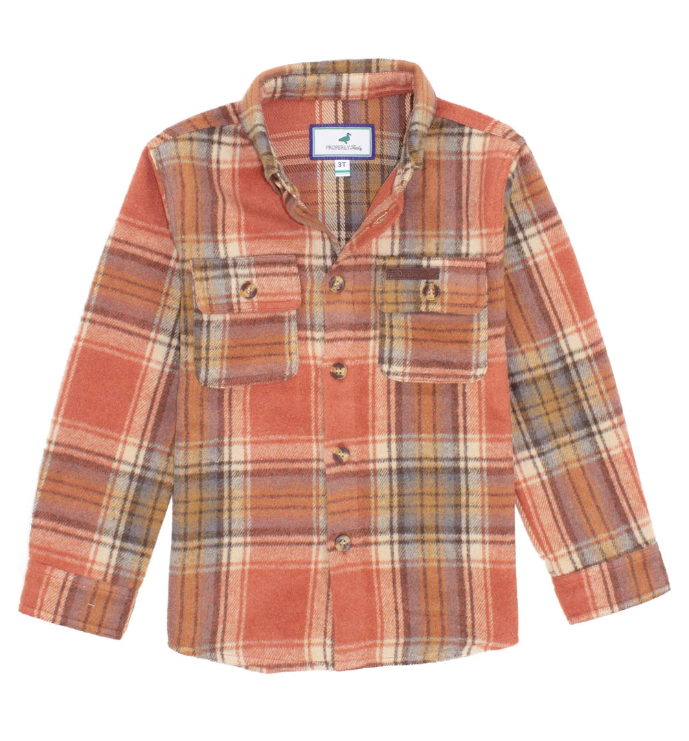 Properly Tied - Boys Ranch Flannel Jasper