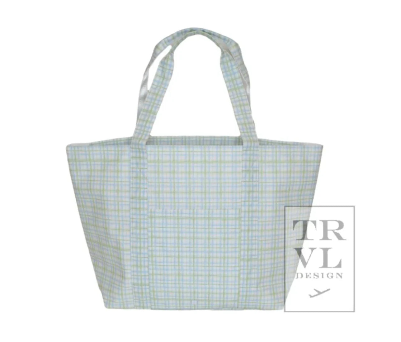 TRVL - Jumbo Tote - Classic Plaid green