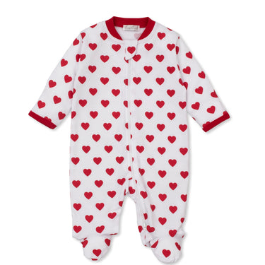 Kissy Kissy - Be My Valentine Zip Footie