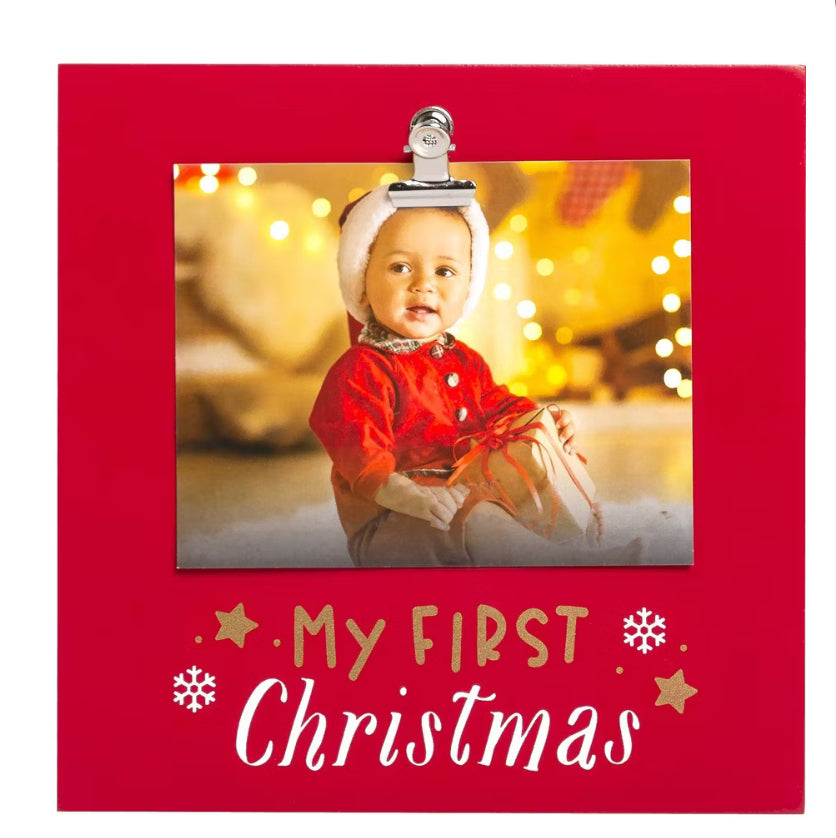 Pearhead - My First Christmas Sentiment Holiday Frame