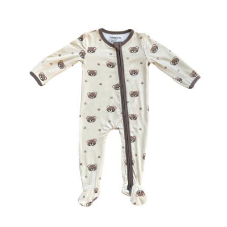 Baby Sprouts - Footie Romper - Baby Bear