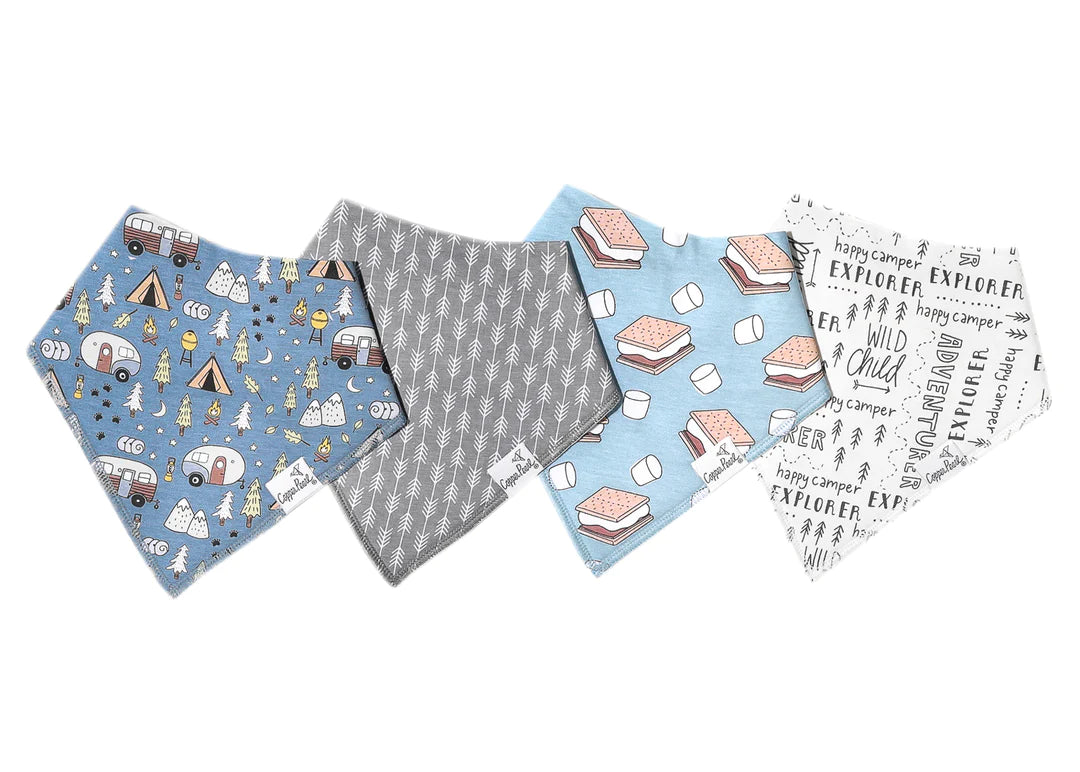 Copper Pearl - Baby Bandana Bib (4-Pack) - Bridger