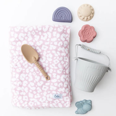 Calla & Friends - The Kenzie Beach Towel - Leopard