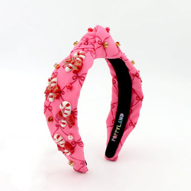 Poppyland - Candy Cane on Bow Headband