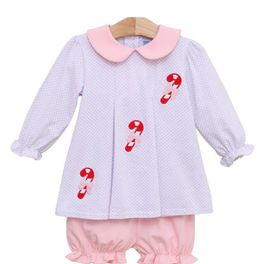 Trotter Street - Candy Cane Bloomer Set