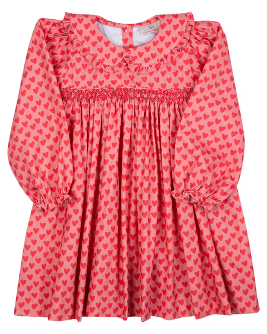 Smockingbird ditsy hearts dress