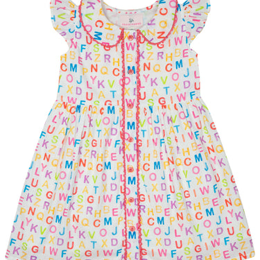 Smockingbird - ABC Flutter Sleeve Dress