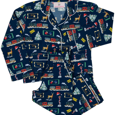 Smockingbird - Polar Express Pajama Set
