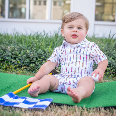 Blue Quail - Golf Bags Polo Short Sleeve Romper
