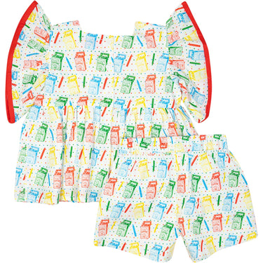 Smockingbird - Vintage Color Me Happy Shorts Set