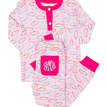 Smockingbird - Friendship Bracelet Knit Pajama Set