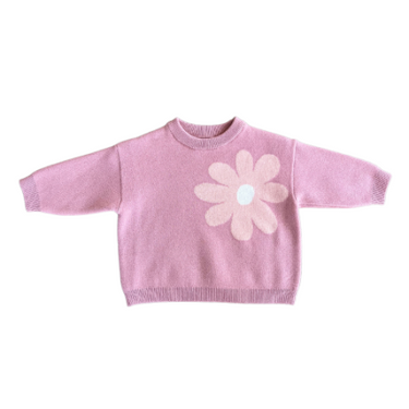 Baby Sprouts - Knit Sweater - Daisy
