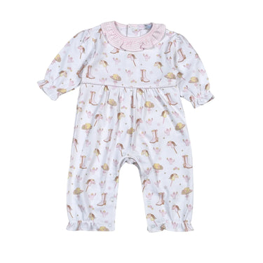 Baby Loren - Howdy Baby Pima Romper - Pink