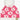 Kid’s Daisy Pattern Cuff Beanie With Pom Pom