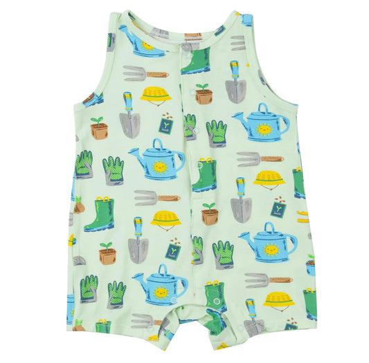 Angel Dear - Shortie Romper - Garden Tools