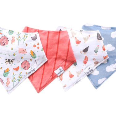 Copper Pearl - Bandana Bib Set - Farmstead