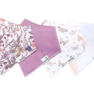 Copper Pearl - Bandana Bib Set - Flora