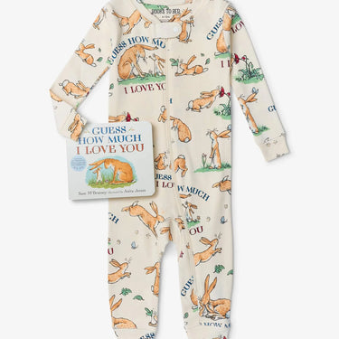 Books to Bed - Guess How Much I Love You  - Baby Coverall & Book Box Set