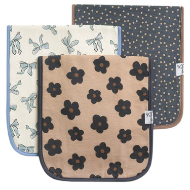 Copper Pearl - Premium Burp Cloths - Gemma in Tan
