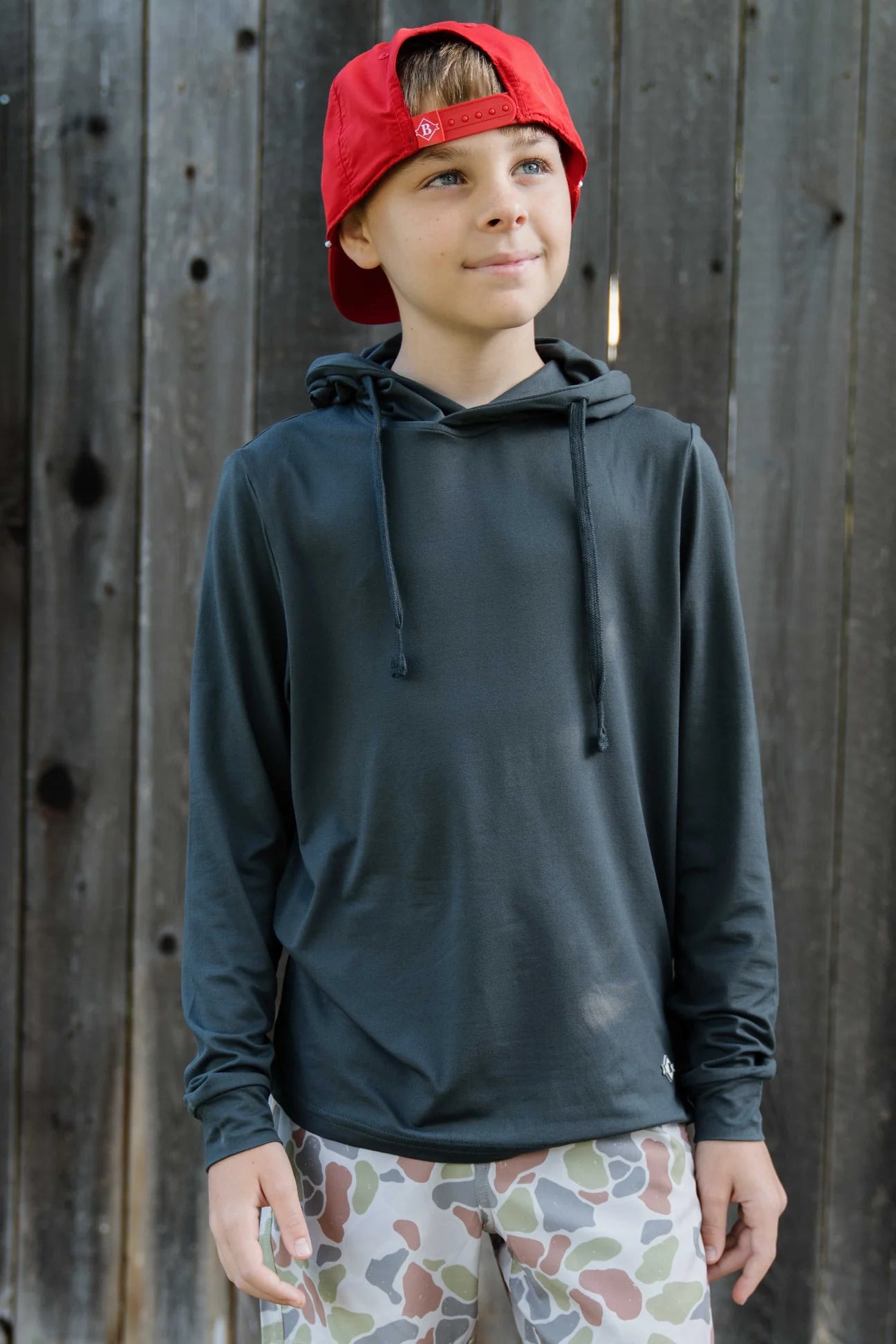 Burlebo - Youth Hoodie - Gun Metal Grey