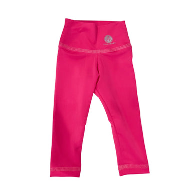 Yoga Baby - The Bellflower Collection - Bubblegum High Waisted Leggings