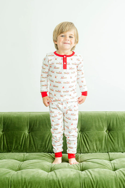 Ruth and Ralph - Santa Train - 2 Piece Pajama Set