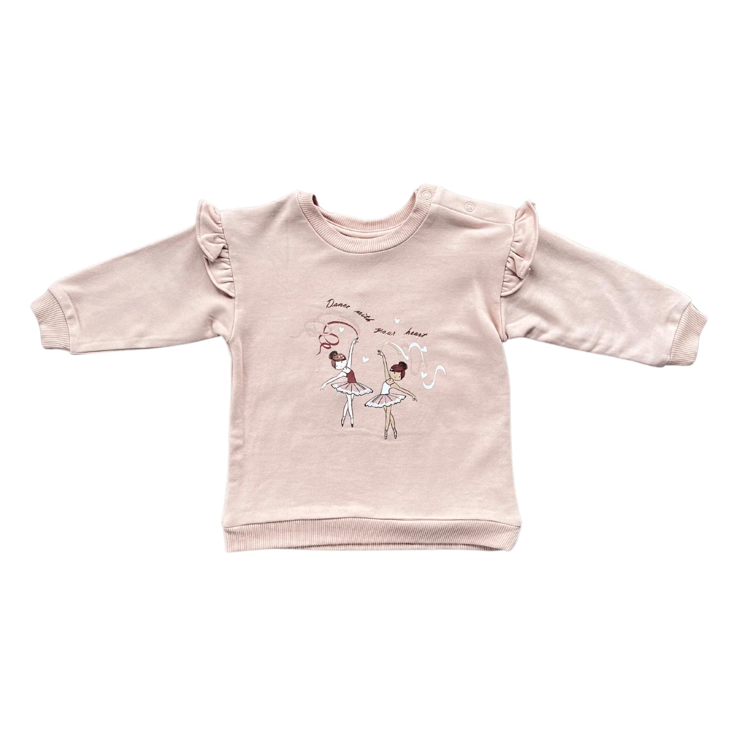 Baby Sprouts - Ruffle Sweatshirt - Dance with your Heart